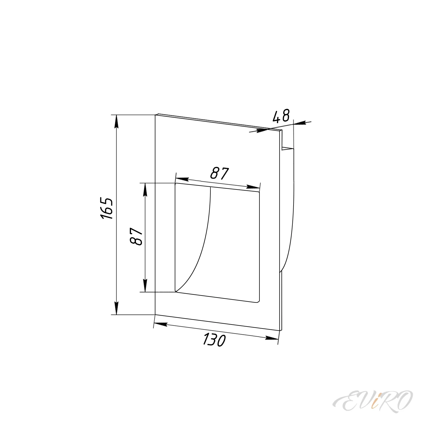 Стеновой светильник EViRO ВСС 7