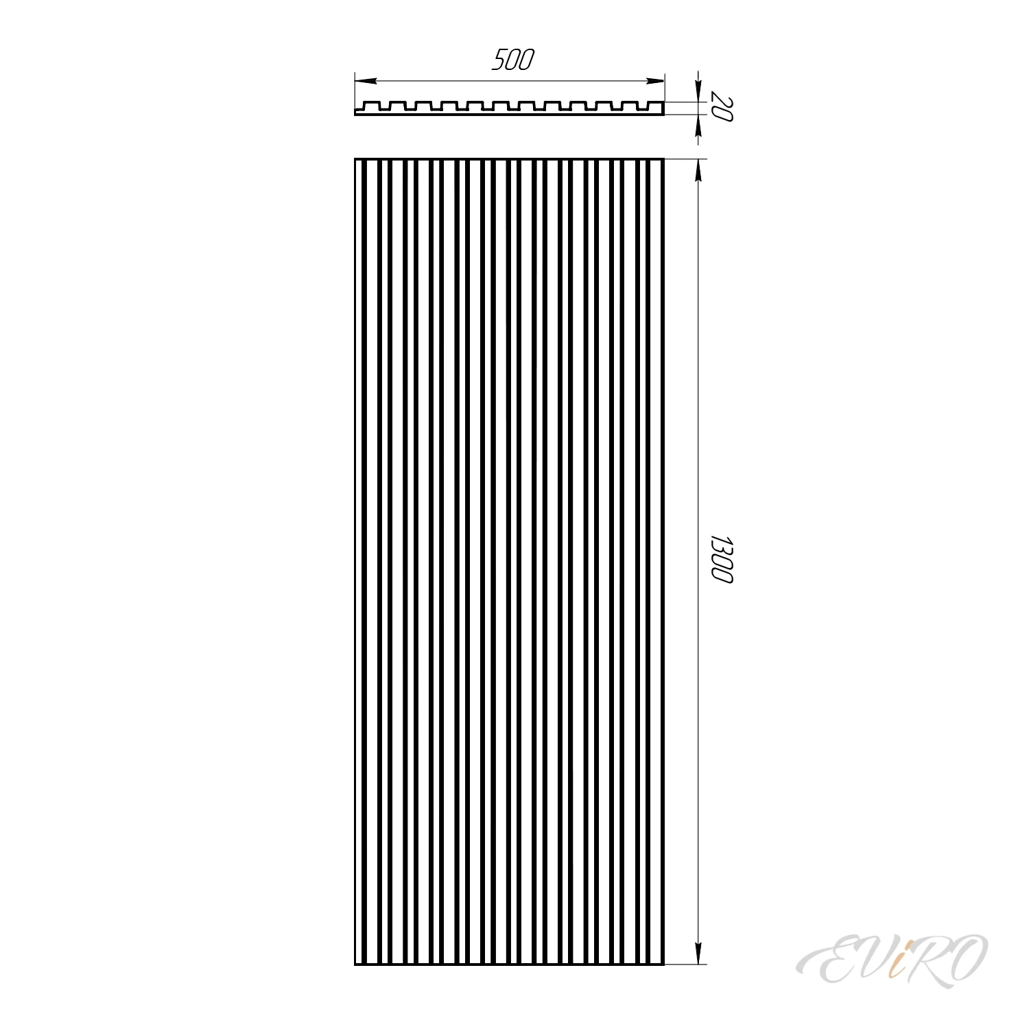 Гипсовая 3D панель EViRO Max Band