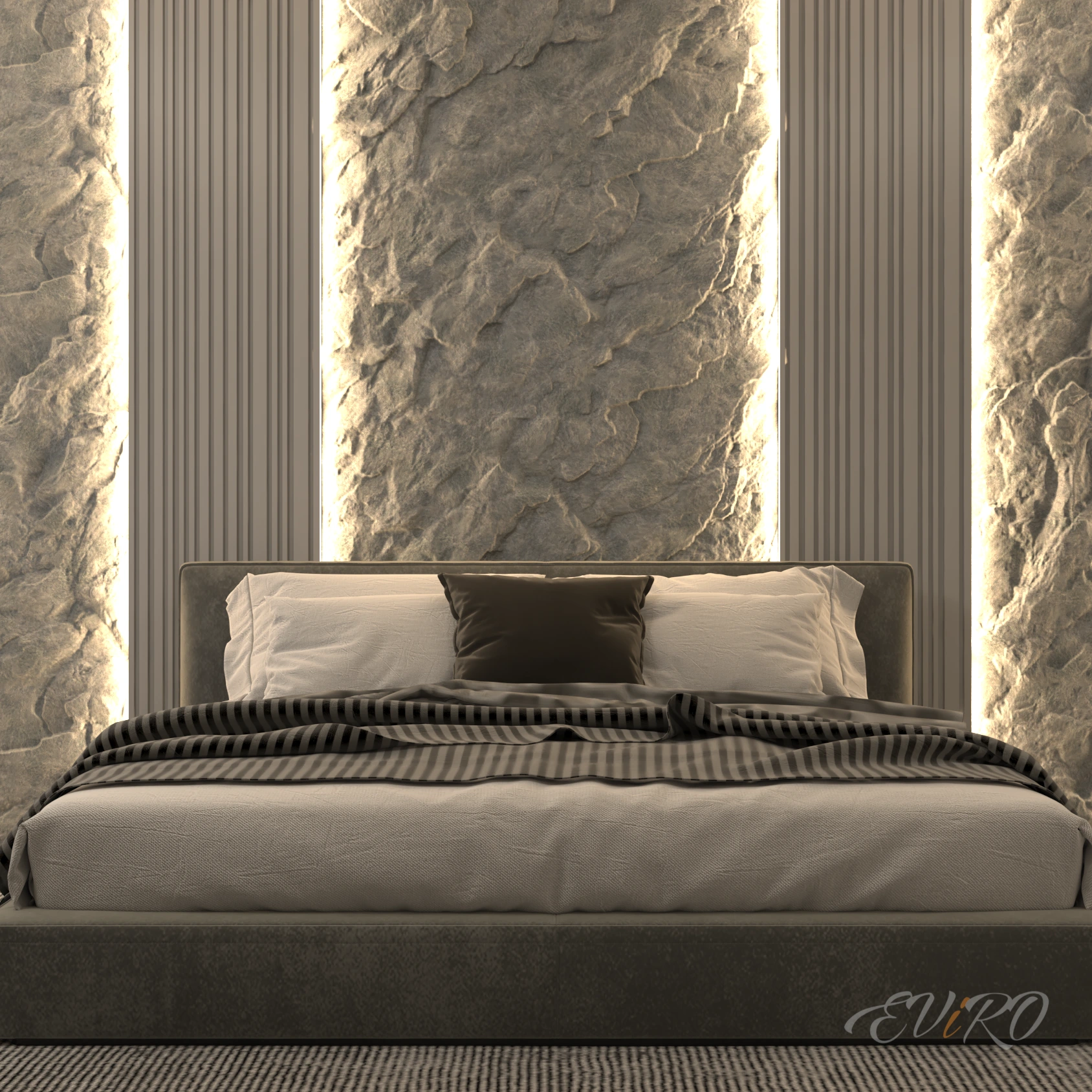 Гипсовая 3D панель EViRO Exclusive Rock