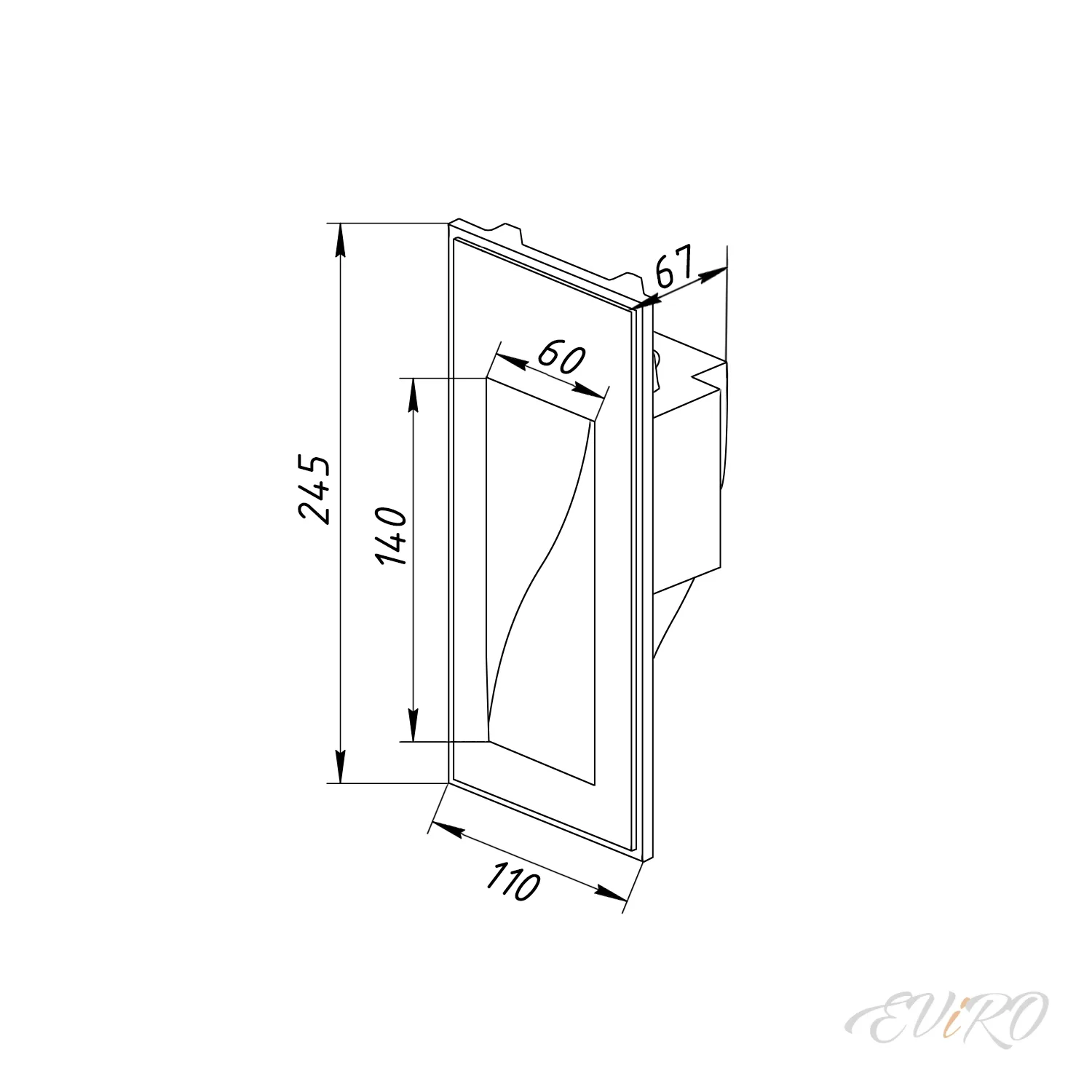 Стеновой светильник EViRO ВСС 2