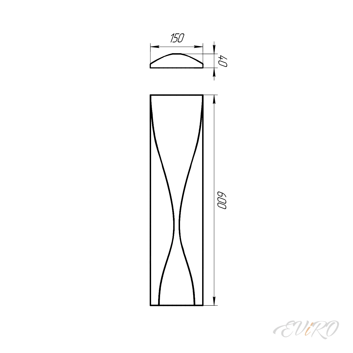 Гипсовая 3D панель EViRO Алмаз