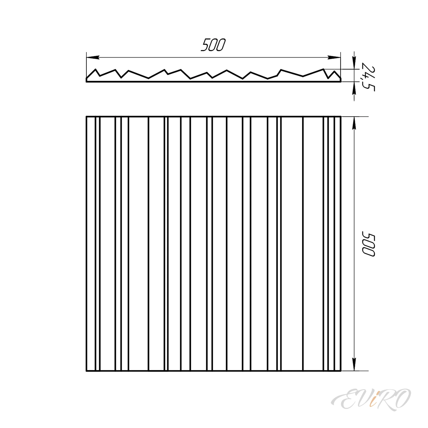 Гипсовая 3D панель EViRO Zebrano
