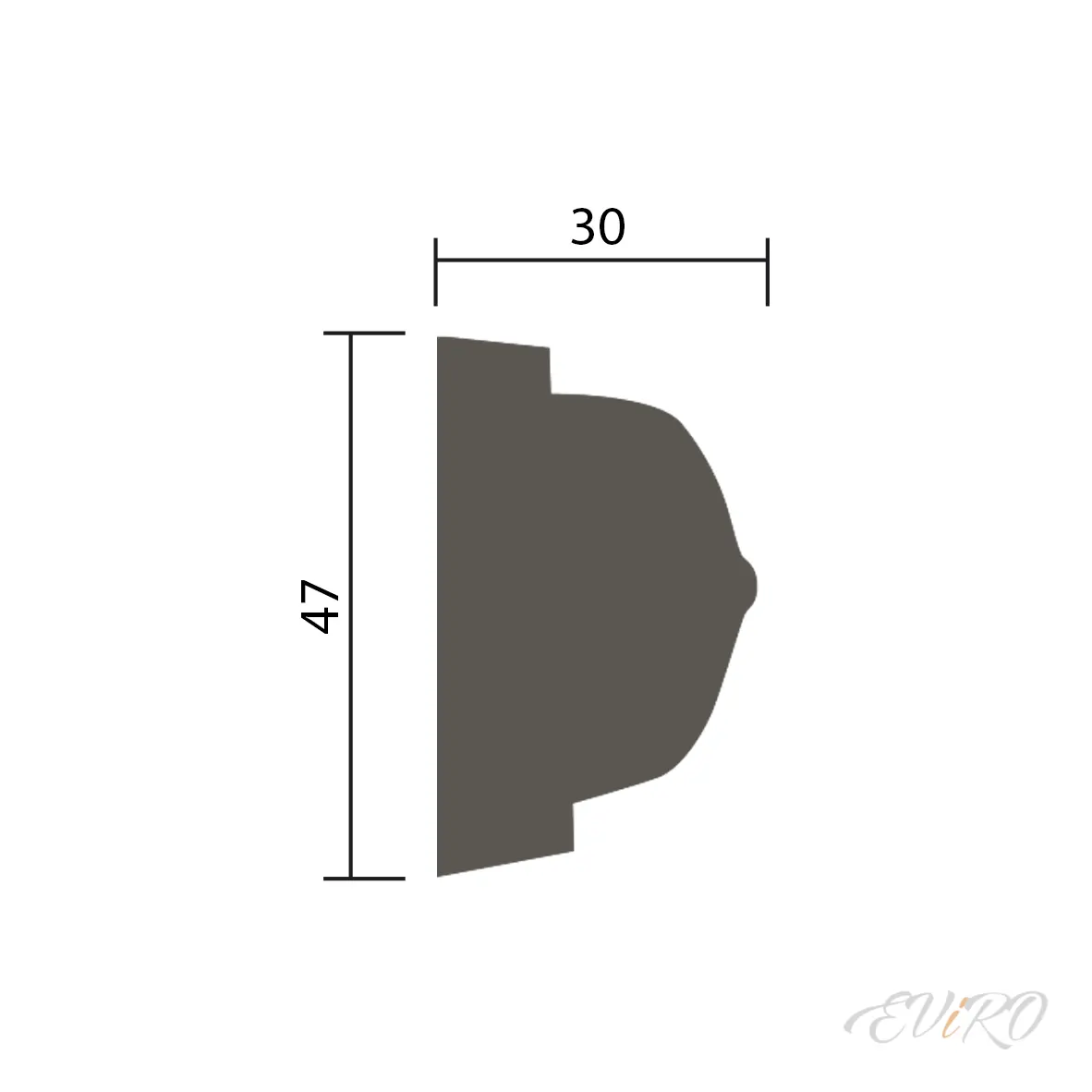 Молдинг EViRO Модель 1.51.328