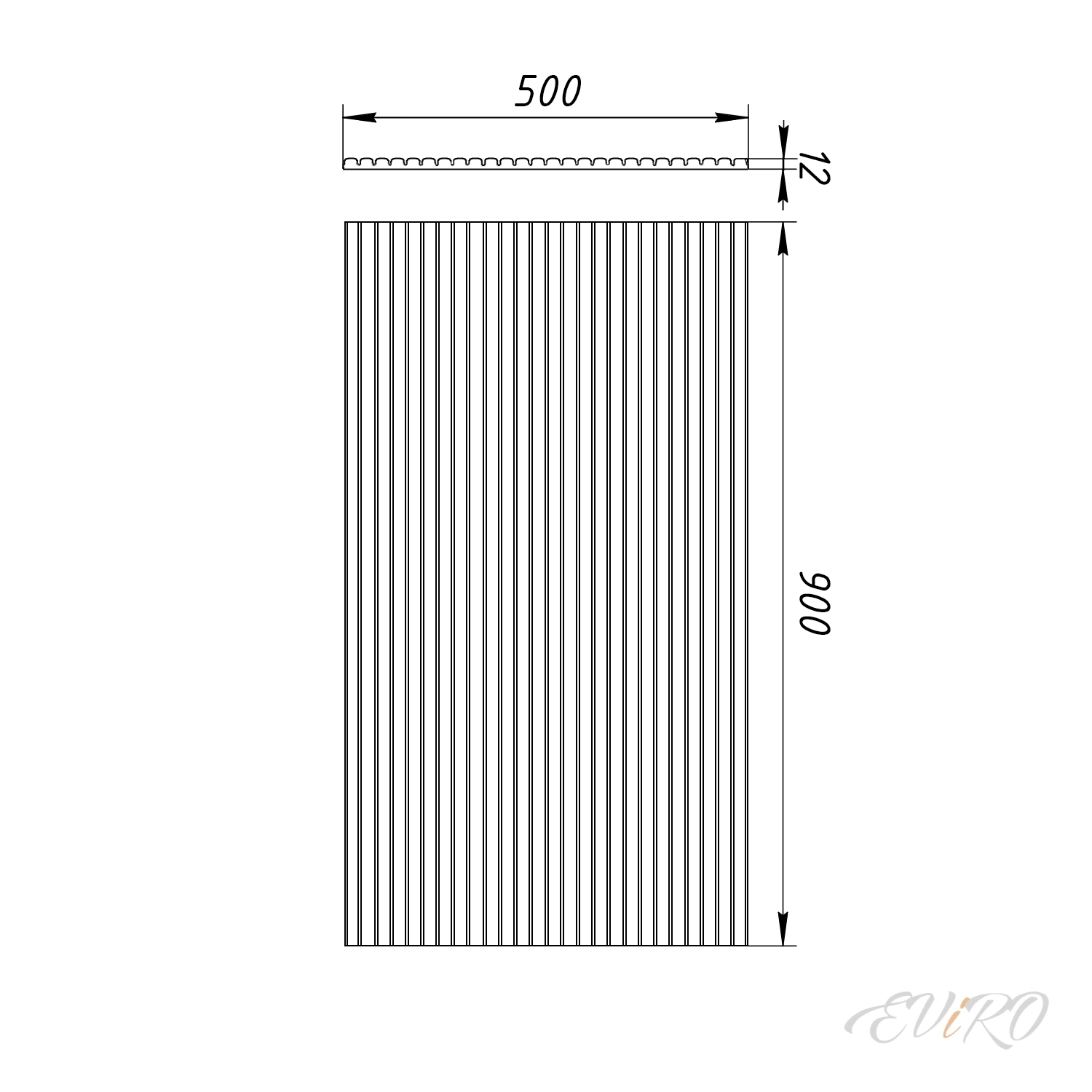 Гипсовая 3D панель EViRO Track