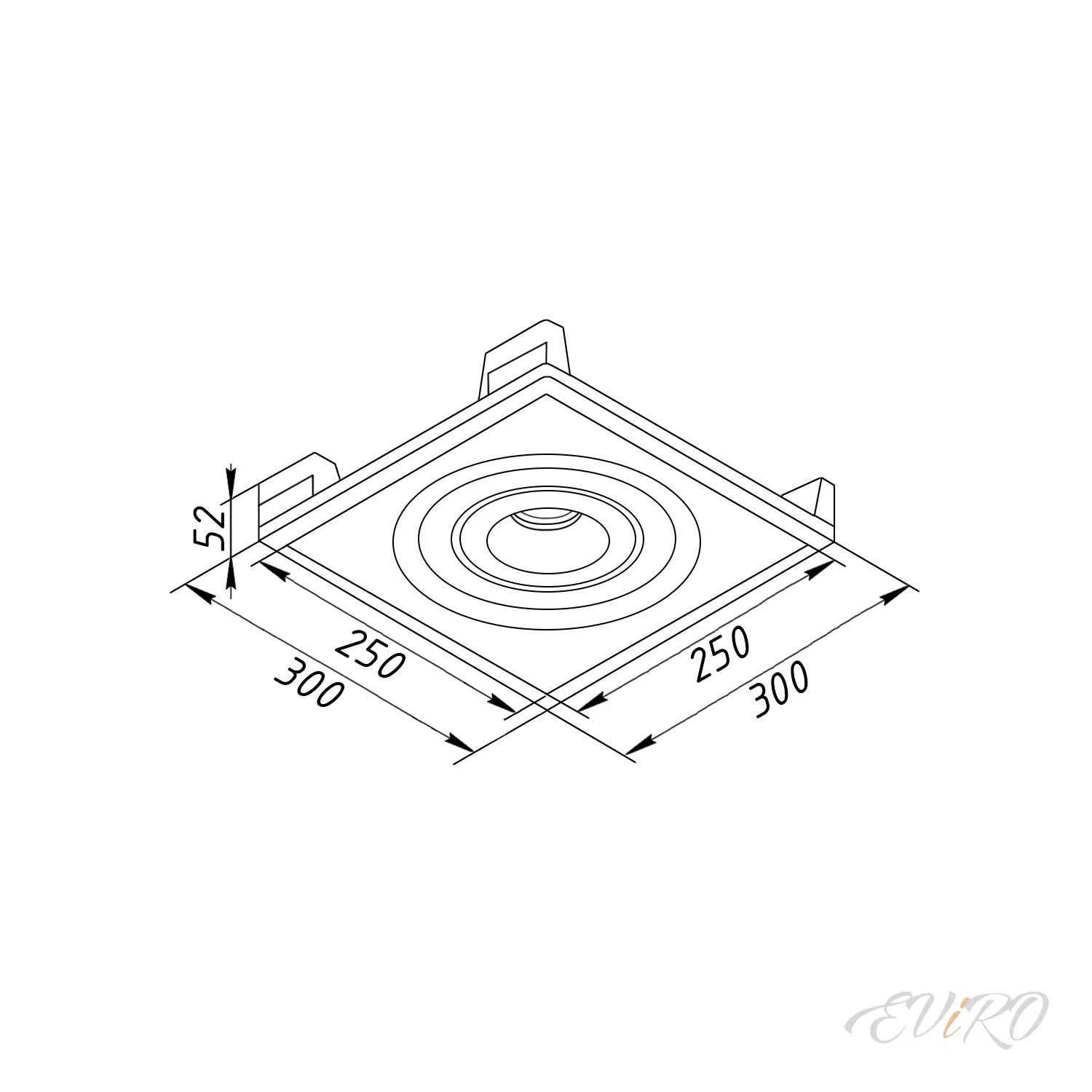 Потолочный светильник EViRO ВПС 15