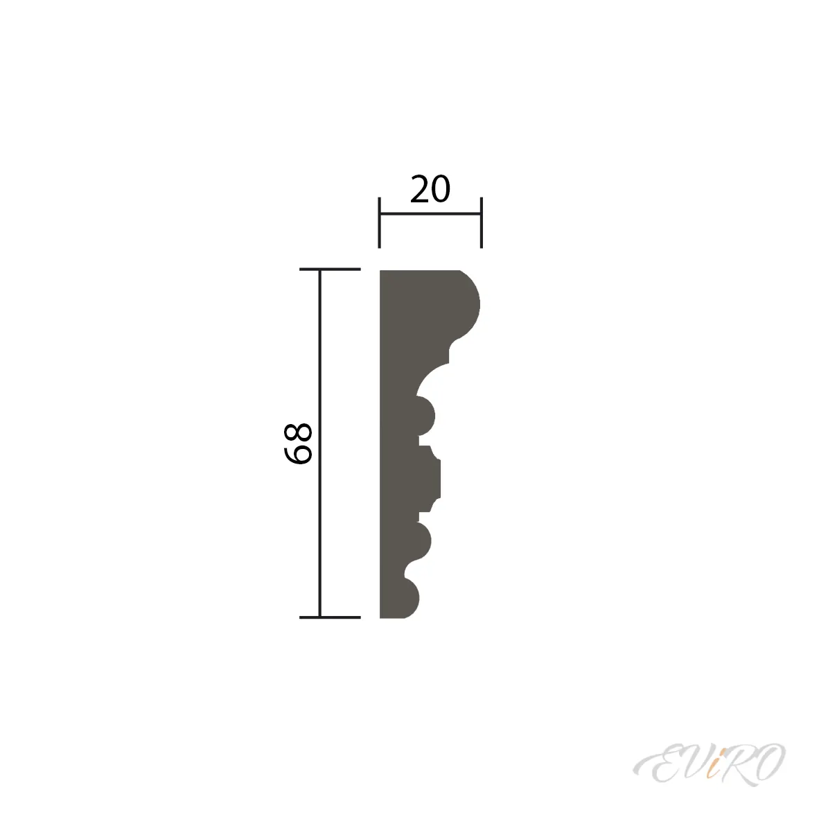 Молдинг EViRO Модель 1.51.331