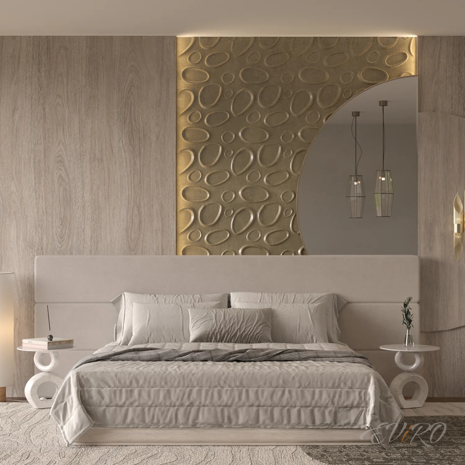 Гипсовая 3D панель EViRO Брызги