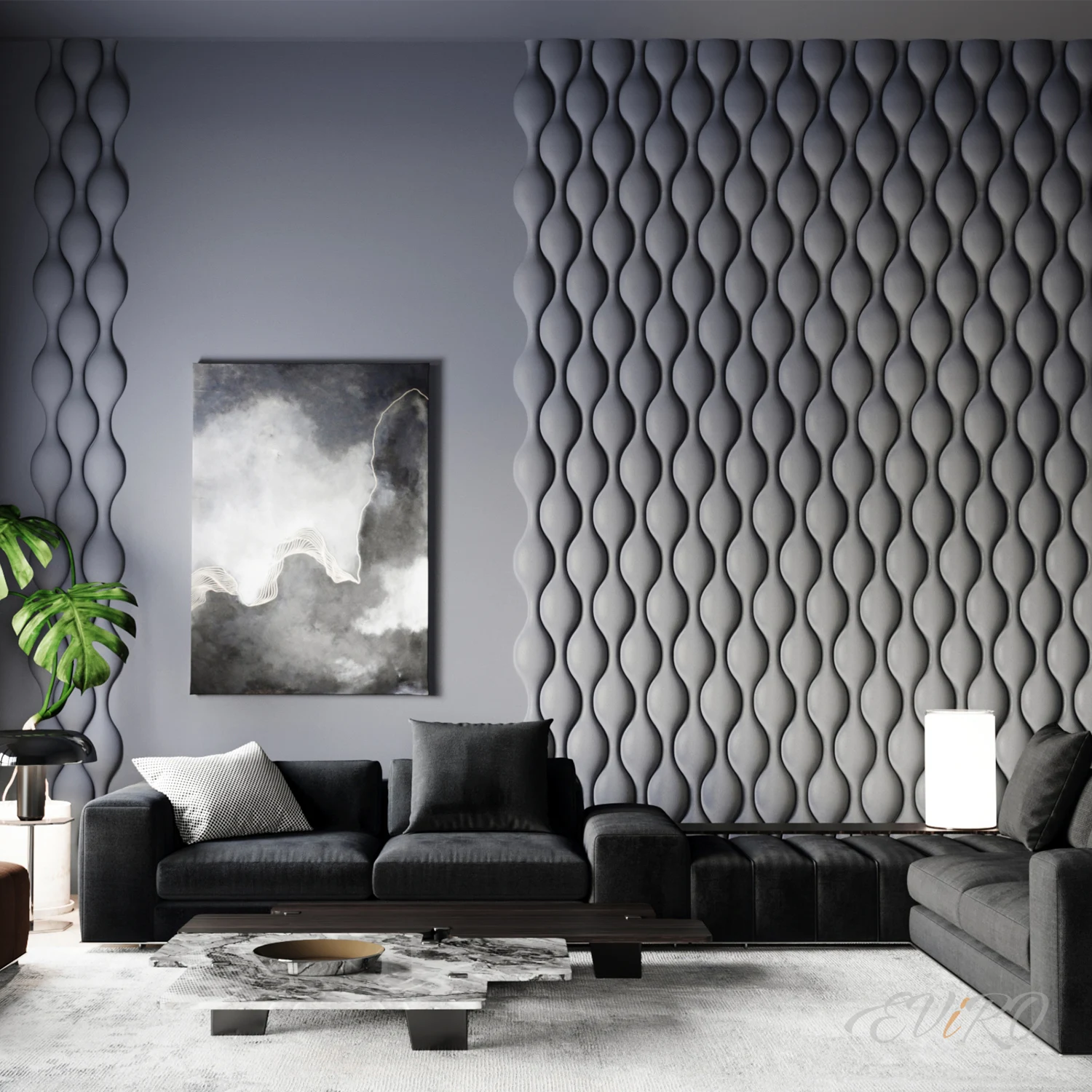 Гипсовая 3D панель EViRO Роберта