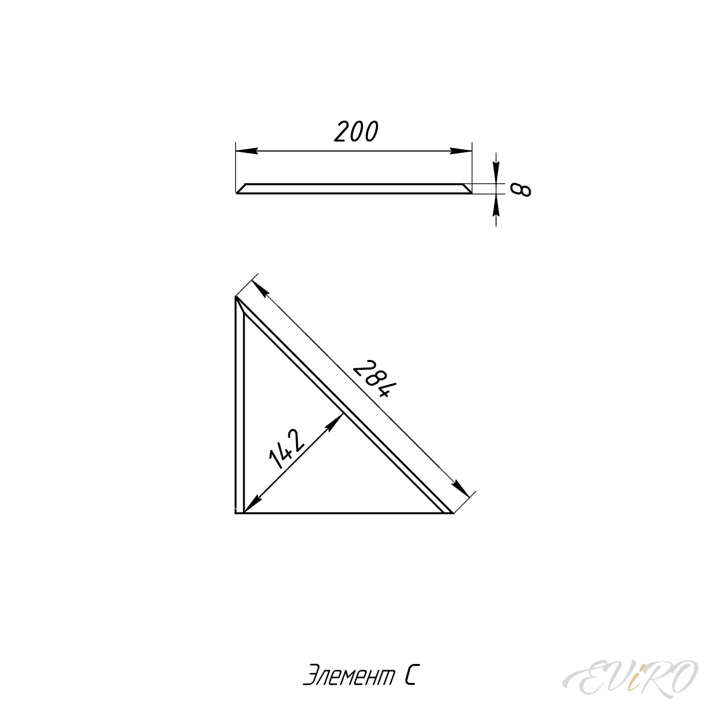 Гипсовая 3D панель EViRO Ромб