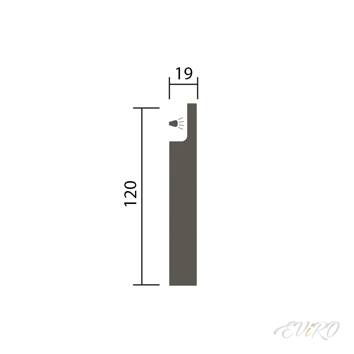 Молдинг EViRO Модель 1.51.605