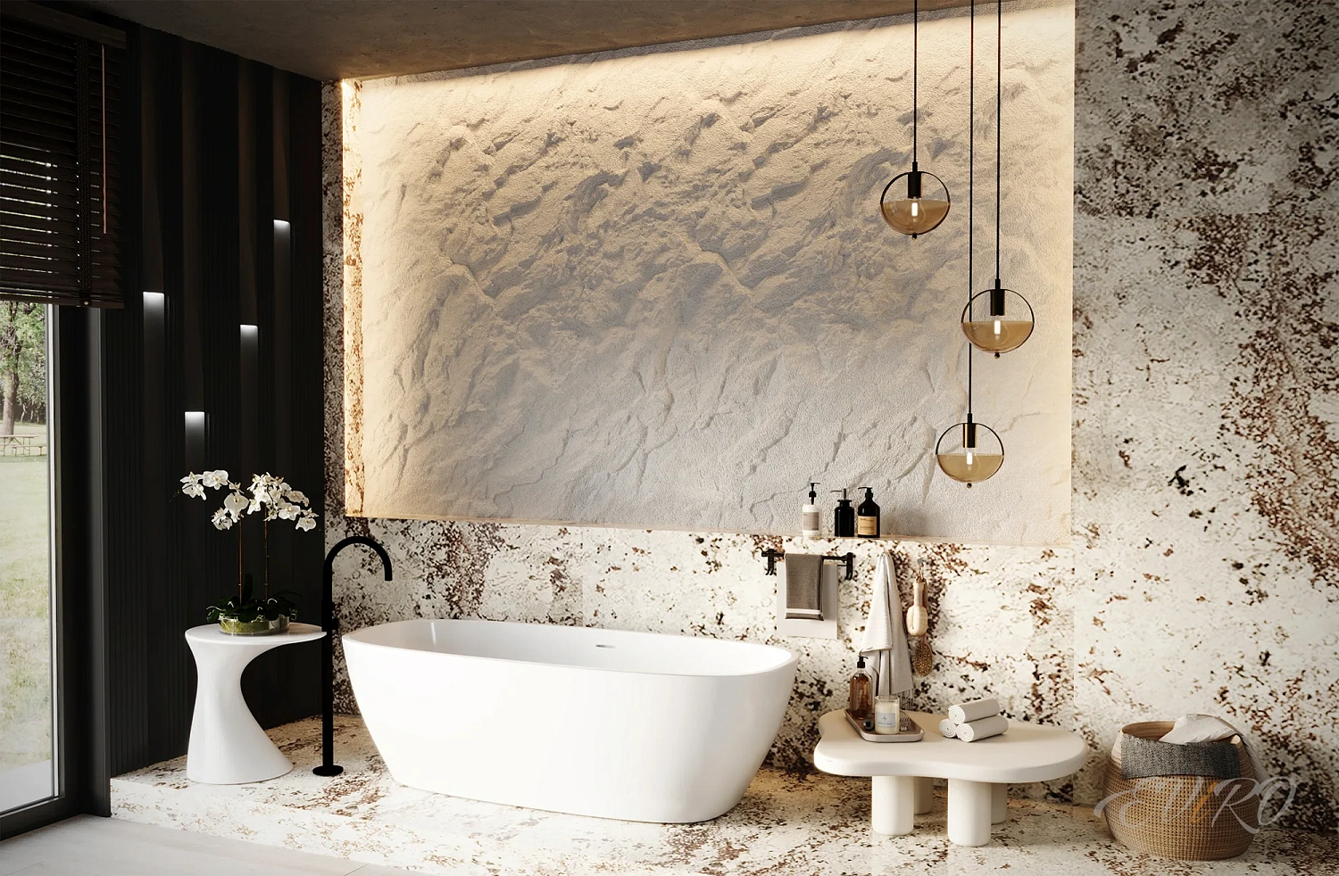 Подсветка, направленная на рельеф EViRO