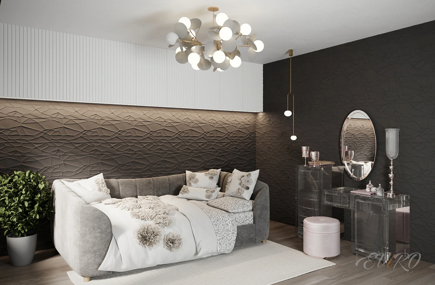 Подсветка, направленная на рельеф EViRO